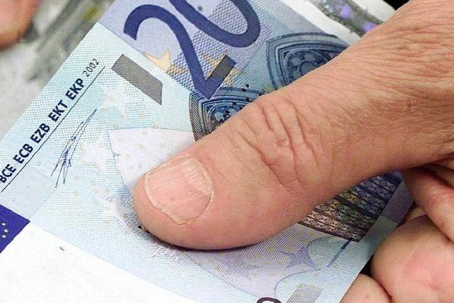 Falsche 20-Euro-Scheine im Umlauf