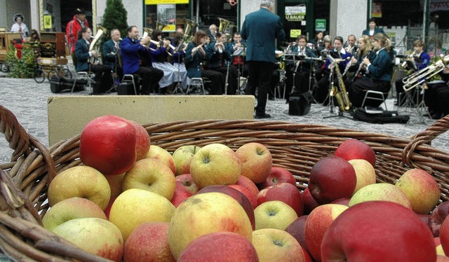 Alles dreht sich rund um den Apfel beim Apfelmarkt.   | Foto: fth