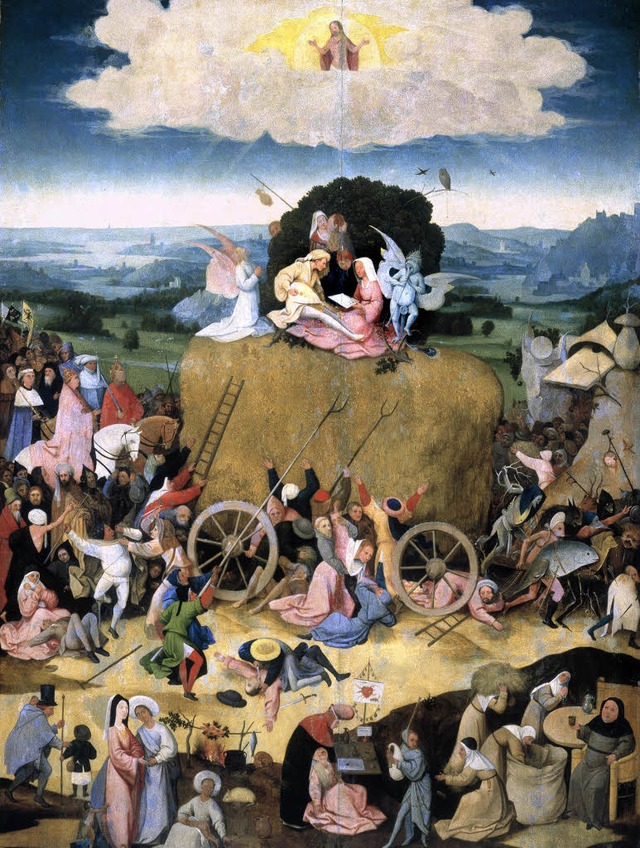 &#8222;Die Welt ist ein Heuhaufen &#82...eronymus Bosch  (ca. 1450&#8211;1516)   | Foto: dpa, AKG-Images