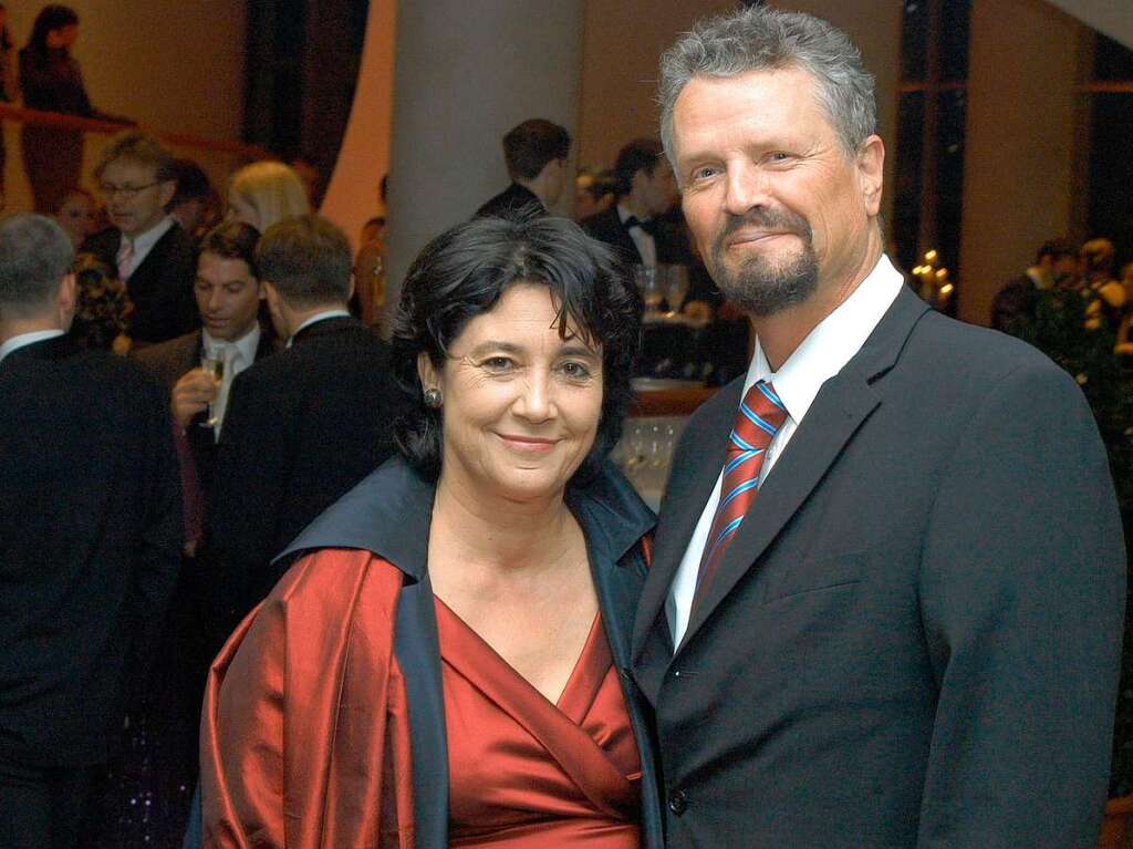 Bundestagsabgeordneter Gernot Erler und seine Frau Marion Jegan