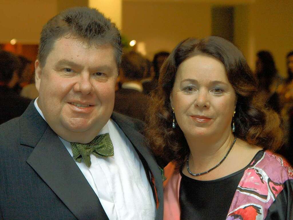 BZ-Herausgeber Dr. Christian H. Hodeige  und seine Frau Regine