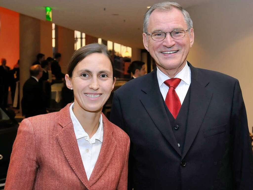 Der Inhaber des Colombi-Hotels Roland Burtsche mit Tochter Kirsten Moser