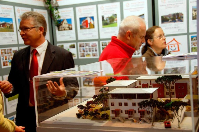 Wohneigentum ist weiter attraktiv. Das...bilienmesse im Mllheimer Brgerhaus.   | Foto: Sigrid umiger