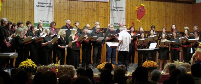 Der &#8222;etwas andere Dorfkirchencho...s von JRK und Bergwacht Wutach statt.   | Foto: Nadja Hummel