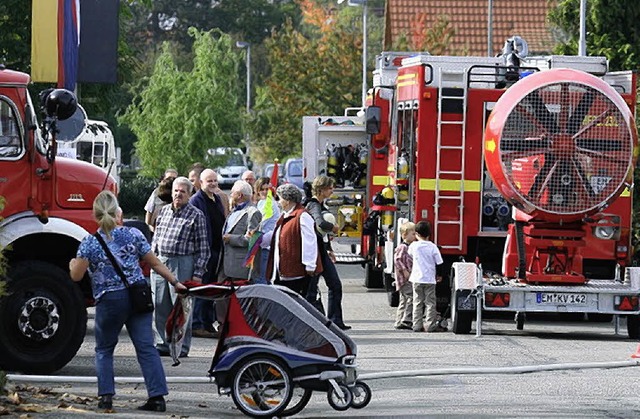 Die Abteilung Herbolzheim der Freiwill...teresse fand dies bei der Bevlkerung.  | Foto: Kopp