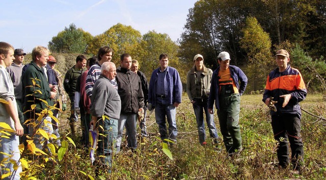 <Bildtext>Mit einem  Pflegeeinsatz wur...in Reiselfingen geschtzt</Bildtext>.   | Foto: Liane Schilling