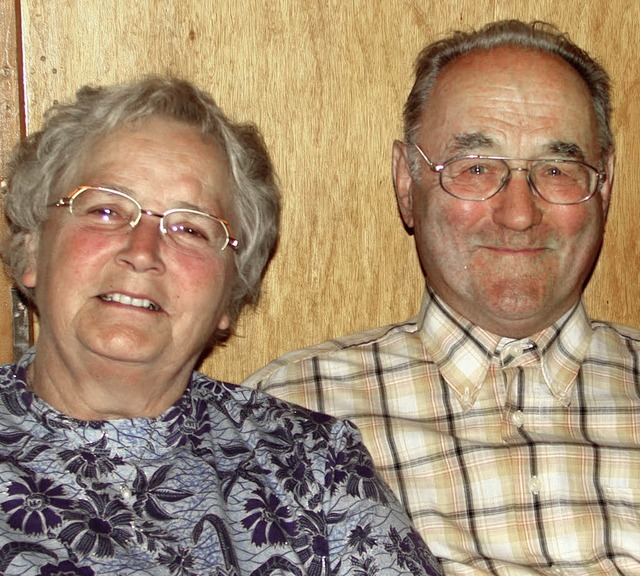 Ludwig und Agnes Hasenfratz aus Unadingen.  | Foto: Christa Maier