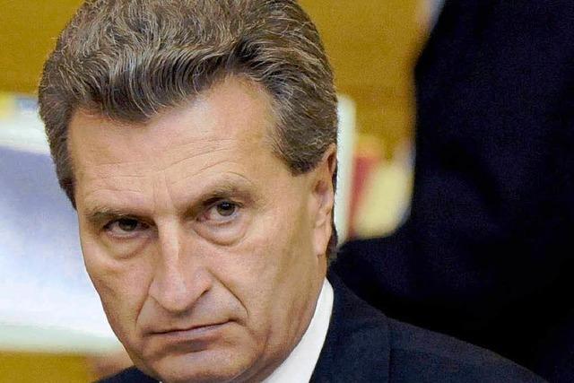 Oettinger untersttzt Rettungspaket