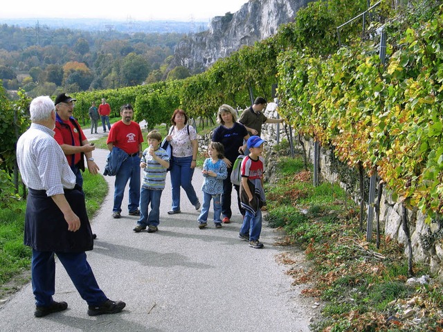 Erffnung Lehrpfad Stein und Wein  | Foto: Jutta Schtz