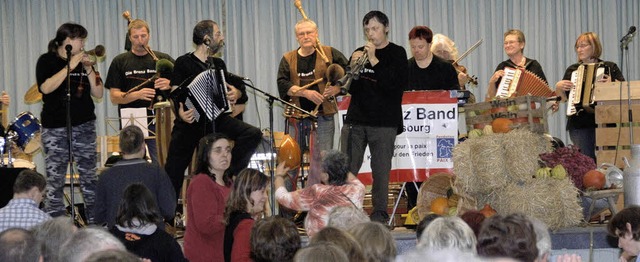 Fr ausgezeichnete Stimmung sorgte die Brenz Band aus Ludwigsburg.   | Foto: Volker Mnch