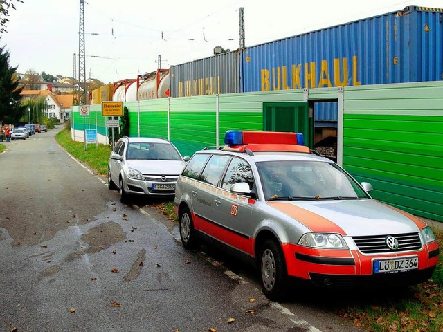 Bundespolizei,   Notfallmanager   der ...ellgleis bei Rheinweiler im Einsatz.    | Foto: Bernd Michaelis