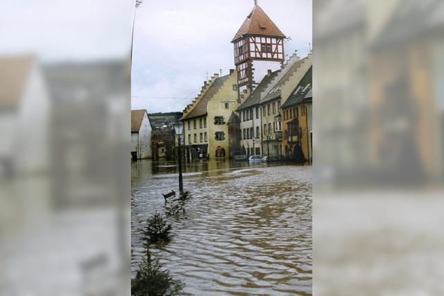 Stadt muss weniger fr den Hochwasserschutz zahlen