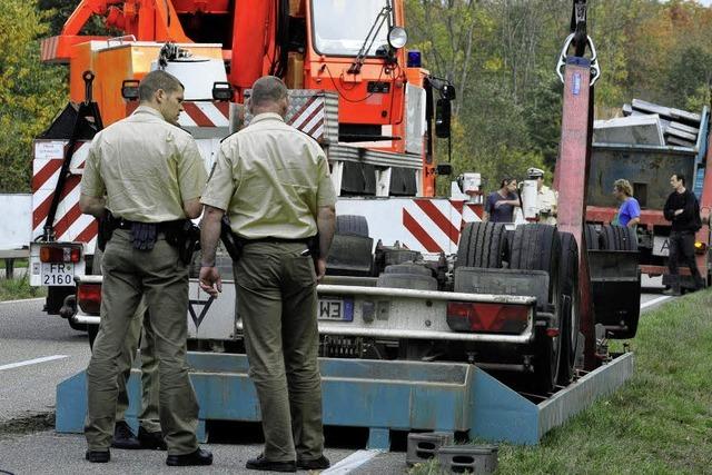 Betonplatten auf der Strae