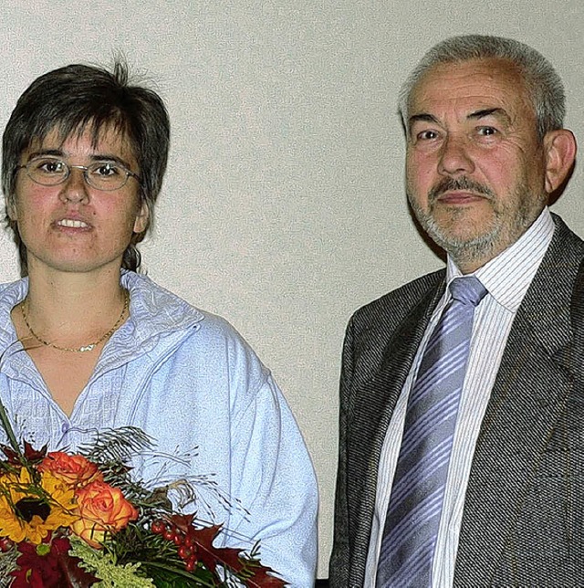 Fhrungswechsel: Martina Erdmann und Detlef Kaleja    | Foto: Herbst