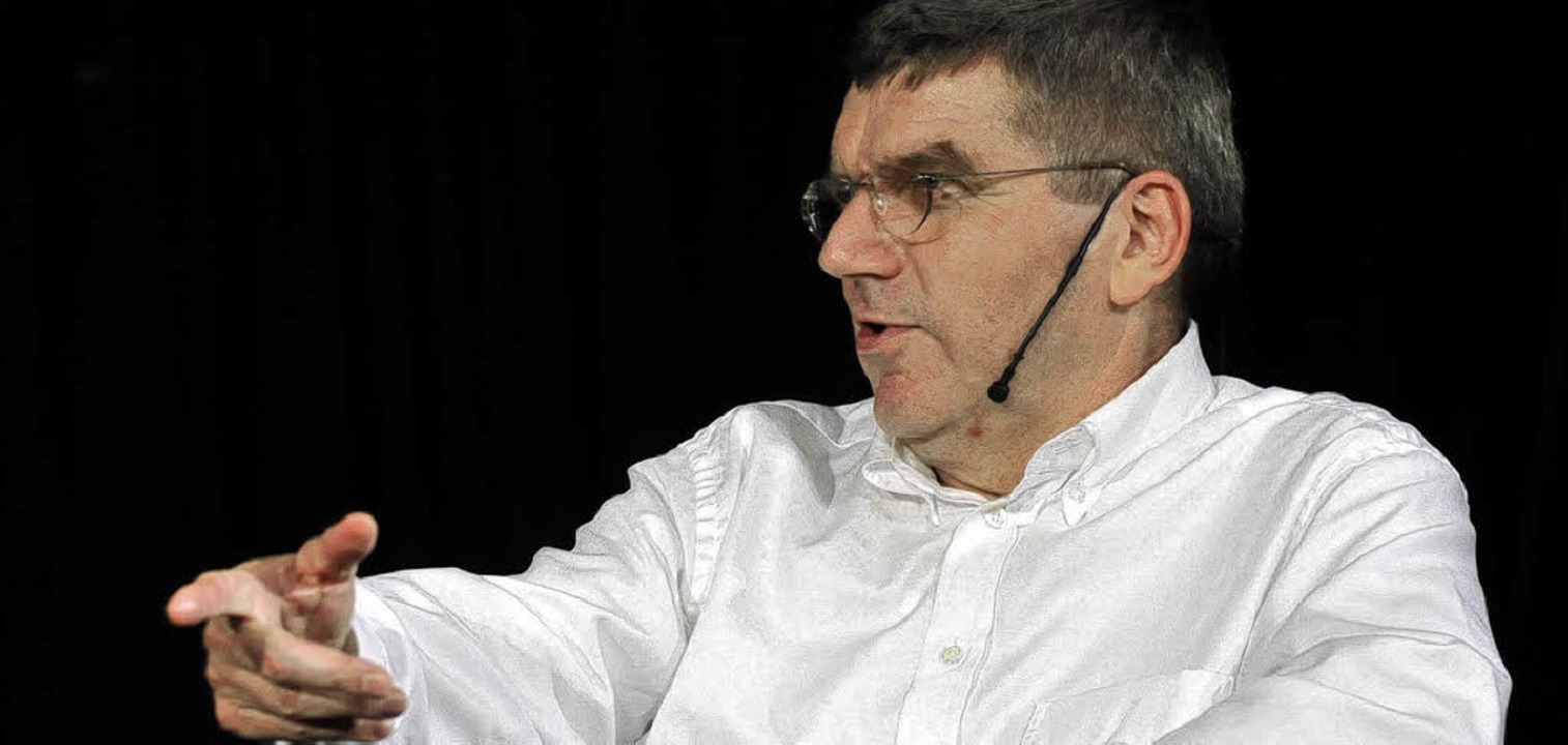 Der DOSB-Prsident Bach im Schler-Interview  | Foto: Ingo Schneider