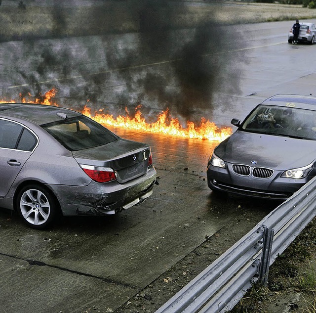 Heier Reifen: VIP-Chauffeure  ben, w...zligen Situationen zu verhalten haben.  | Foto: dpa