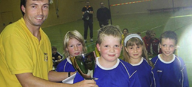 Die U-10-Faustballer des TV Wehr sind Badischer Meister geworde.  | Foto: BZ