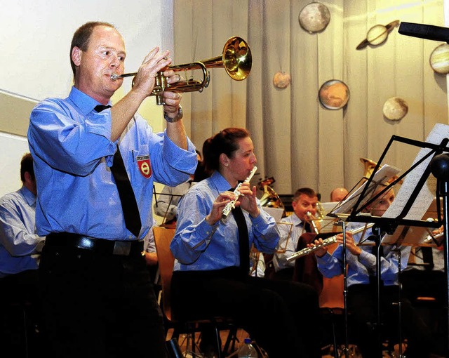 Breites Repertoire, gekonnt prsentiert &#8211; der Musikverein Allmannsweier   | Foto: wolfgang knstle