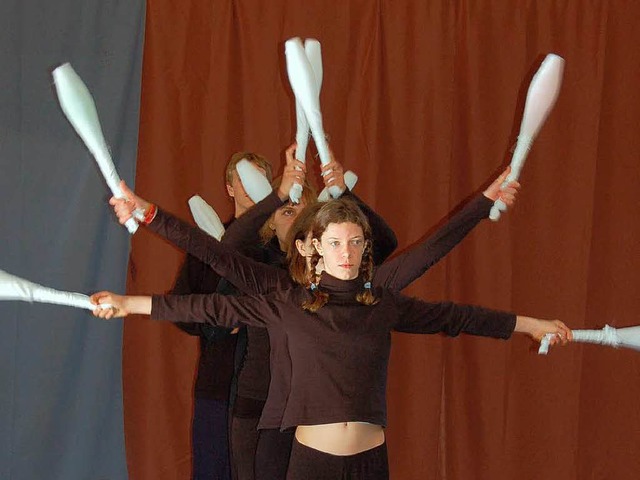 Der Waldkircher Kinderzirkus &quot;Pag...er, in fnf Vorstellungen sein Knnen.  | Foto: Sylvia Timm