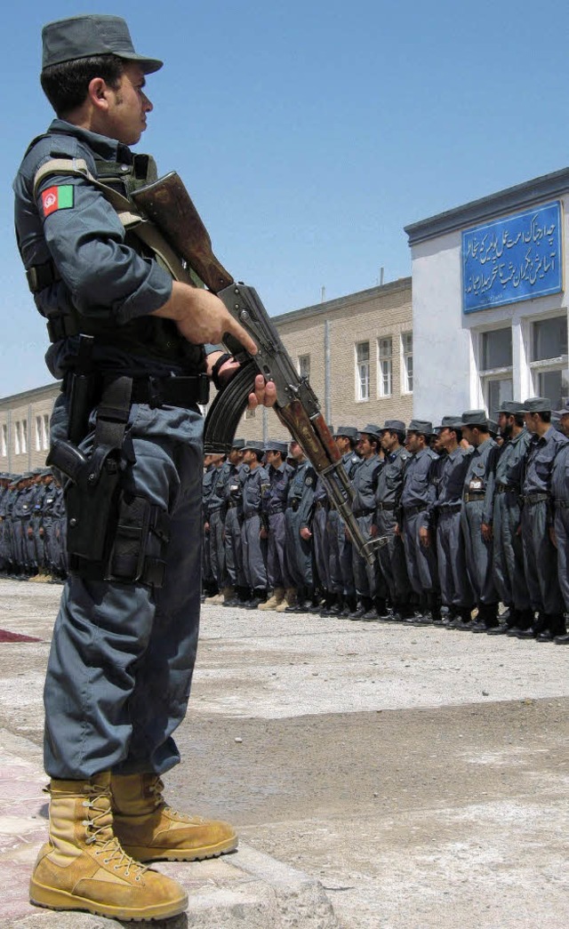 Afghanische Polizisten   | Foto: DPA