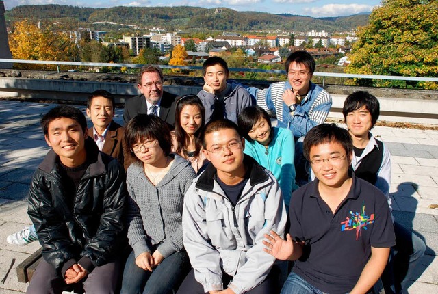 Fr ein Semester sind elf chinesische ... Universtiy zu Gast an der BA Lrrach.  | Foto: Maja Tolsdorf