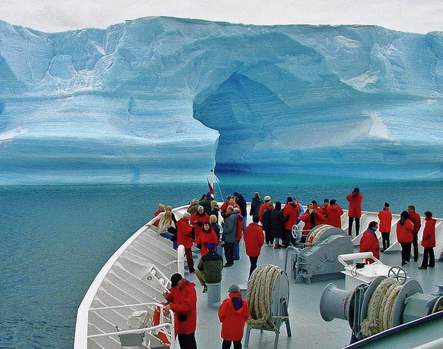 Faszinierend: die Eisberge der Antarktis   | Foto: dpa