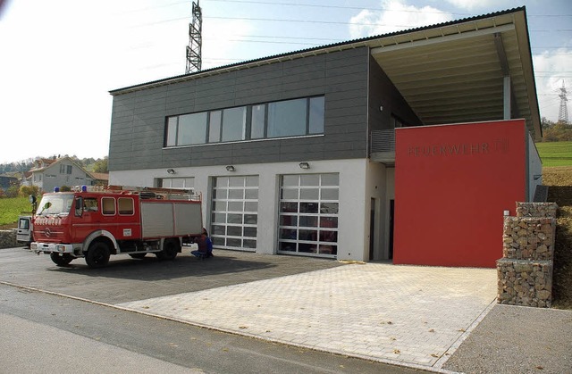 Das neue  Feuerwehrhaus an der Dietlinger Strae      | Foto: bingold