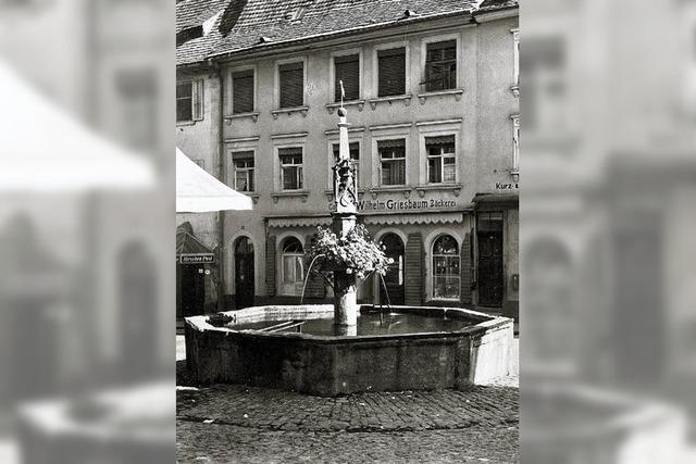 Infos zum alten Brunnen auf dem Marktplatz