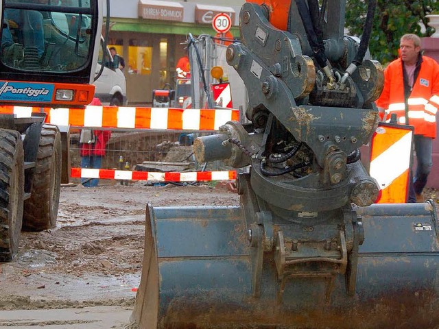 Wenn die Bagger eines Tags aus der Hau...ie Zeit fr das neue Outfit gekommen.   | Foto: Babeck-Reinsch