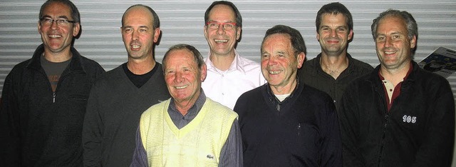 Vorsitzender Matthias Stallmach mit de...Klarhfer, Axel Gerhardt (von links)    | Foto: Guldenschuh