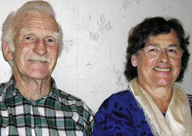 <Bildtext>Rita und Josef Duffner feiern  Goldene Hochzeit.</Bildtext>   | Foto: gert brichta