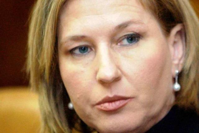 Livni will Neuwahlen