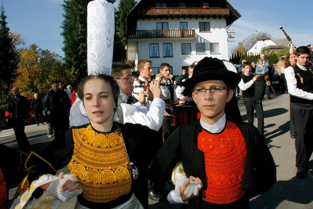 Nach dem kumenischen Festgottesdienst...etagne  eine Kostprobe ihres  Knnens.  | Foto: Wilfried Dieckmann