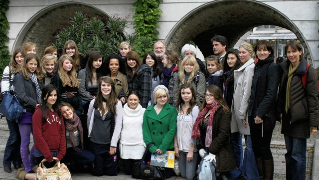 Gruppenbild der Englnderinnen  | Foto: Michael Fechner