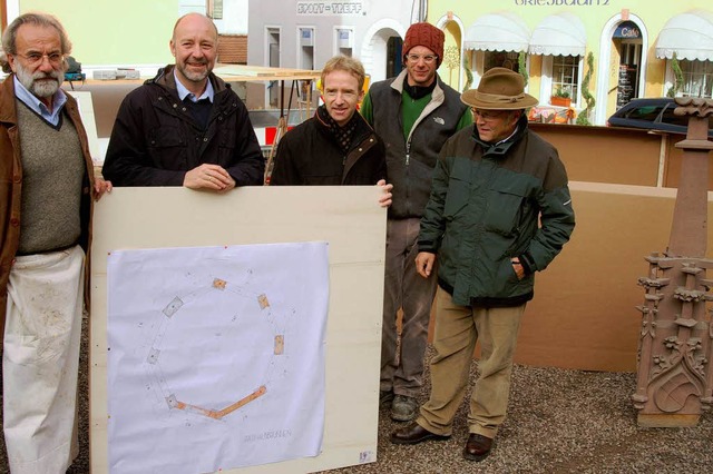 Brunnentag in Endingen: Form, Gre un...enende der ffentlichkeit vorgestellt.  | Foto: Ilona Hge