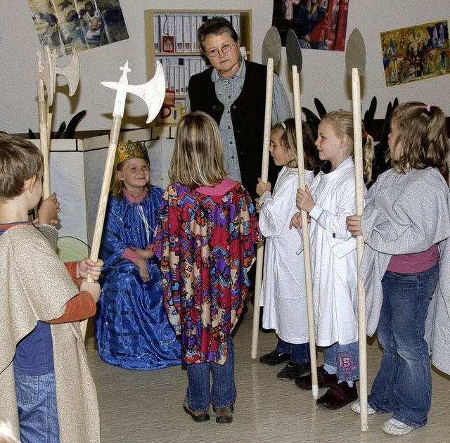 <Bildtext>Bei der Bahlinger Kinderbibe...der Apostelgeschichte nach.</Bildtext>  | Foto: Peter