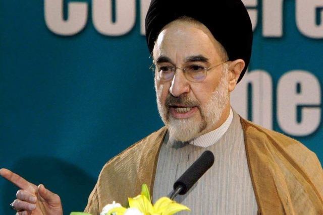 Irans Ex-Staatschef kommt nach Freiburg