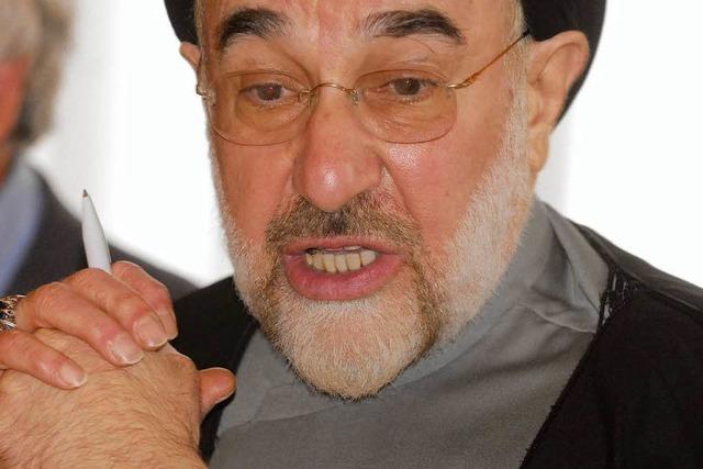 Khatami sucht Annherung an den Westen