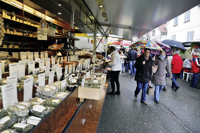 Gewrze gab es auf dem Herbstmarkt zu kaufen.   | Foto: christoph breithaupt