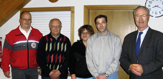 Blutspender geehrt (von links): Dieter...rt, Andreas Trtschler, Thomas Mutter   | Foto: christiane sahli