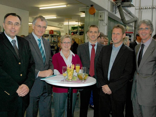 Roland Klinger, Walter Schneider, Clau...ng Grimm  und Ingo Zenkner (von links)  | Foto: Ralf H. Dorweiler