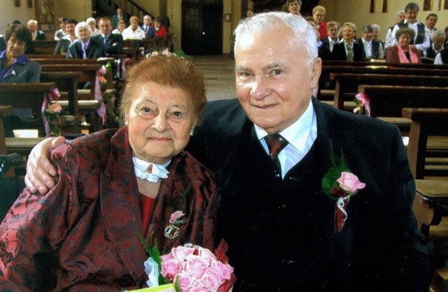 Wilhelm und Elfriede Ketterer sind 60 Jahre verheiratet.  | Foto: privat