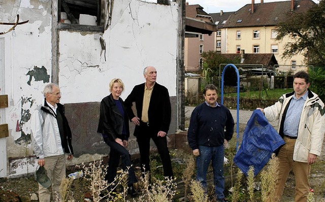 Nicht besonders ansehnlich ist das Gel...inem Schreiben an OB Edith Schreiner.   | Foto: spd