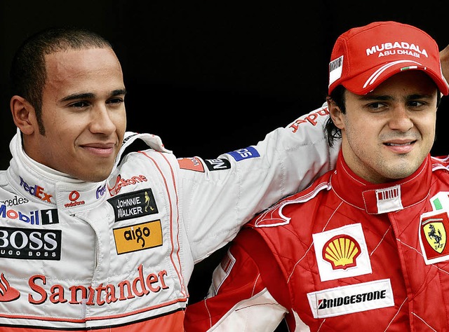 Sieben Punkte hat Spitzenreiter Hamilt...ut Felipe Massa deshalb so kritisch?    | Foto: dpa