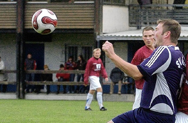 Rainer Baumann traf zum Ausgleich fr den SV Rust.   | Foto: w.knstle(a)