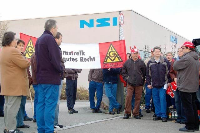 Warnstreik bei NSI