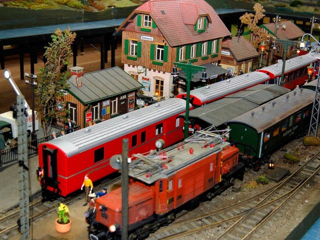 Eisenbahnromantik im Kleinformat lockt...nde zahlreiche Besucher nach Breisach.  | Foto: Kai Kricheldorff