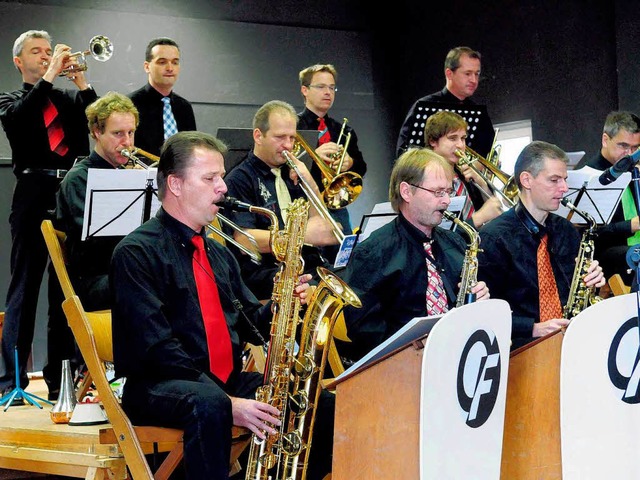 Das swingt: die Big Band in Aktion.  | Foto: Wolfgang Knstle