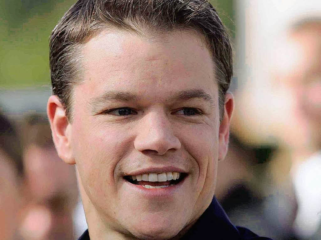 Matt Damon – wie seine Schauspieler-Kollegen Brad Pitt und George Clooney aus den Oceans-Filmen setzt er sich fr Obama ein: „Ich bin total berzeugt von Barack Obama.“