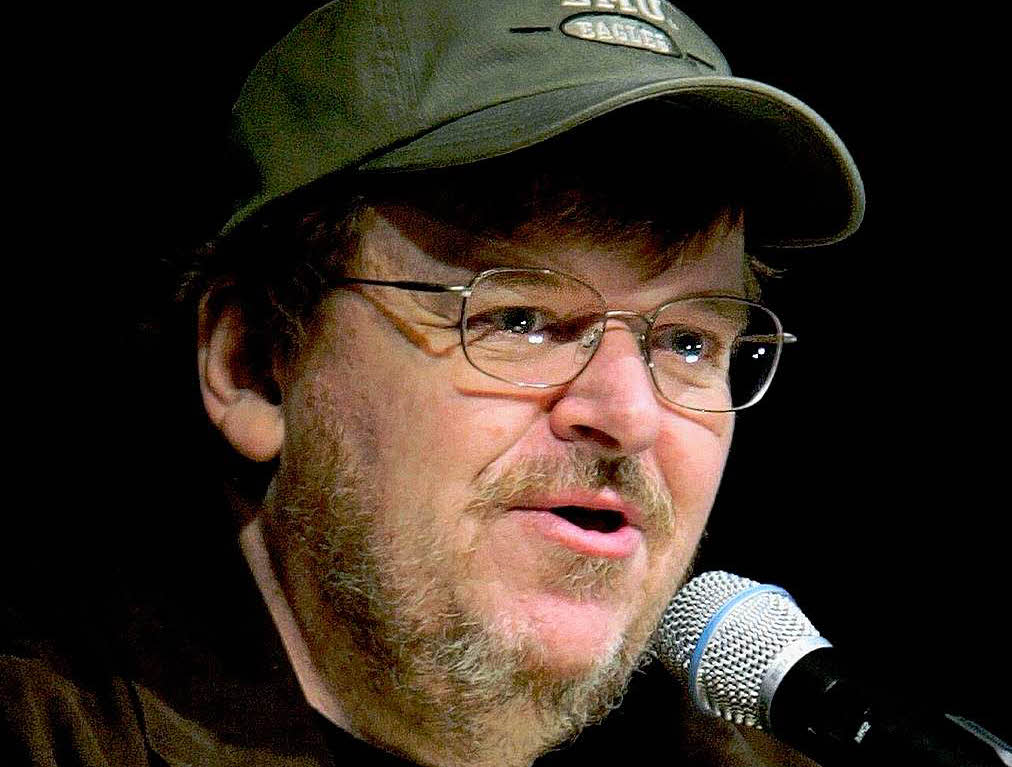 Wieder politisch aktiv – diesmal fr die Obama-Bewegung: Filmemacher Michael Moore